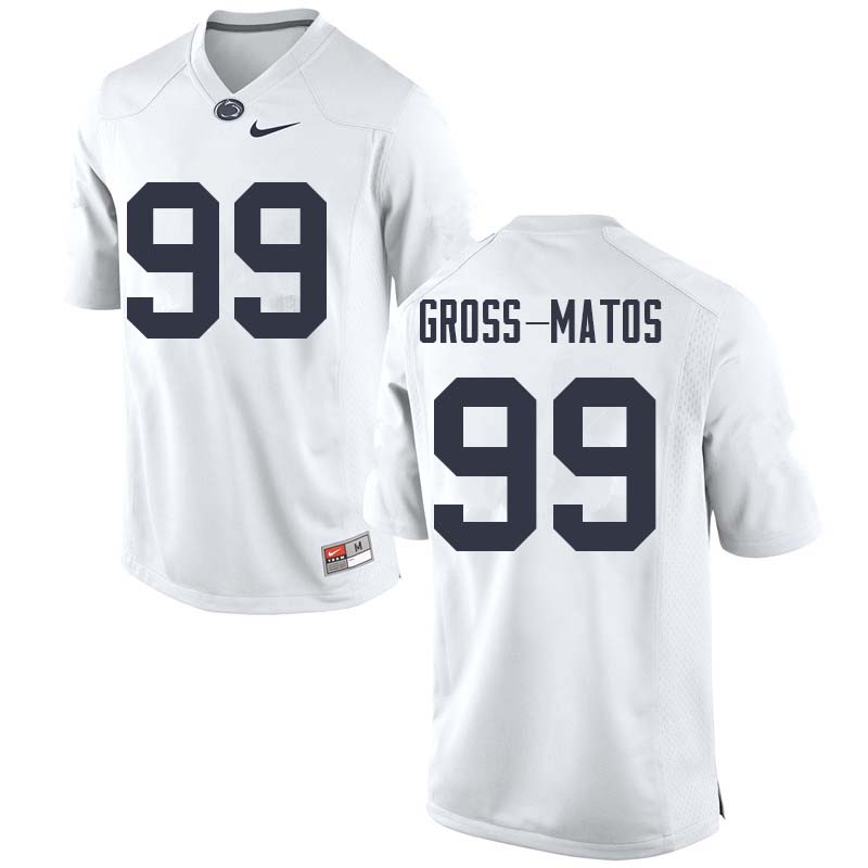 NCAA Nike Men's Penn State Nittany Lions Yetur Gross-Matos #99 College Football Authentic White Stitched Jersey GKW5598SS